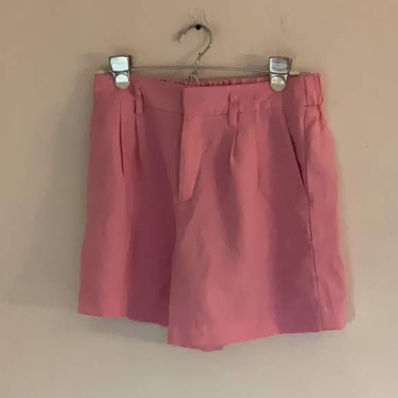 a new day Pants - Sale! A New Day High Rise Pleated Front Shorts, Size 4, Pink
